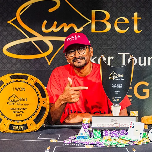 SunBet Poker Tour Main Event Winner - Giovanni Zanette