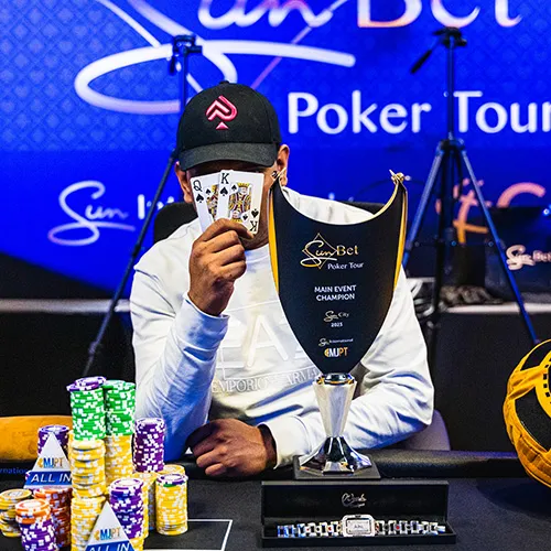 SunBet Poker Tour Main Event Winner - Giovanni Zanette