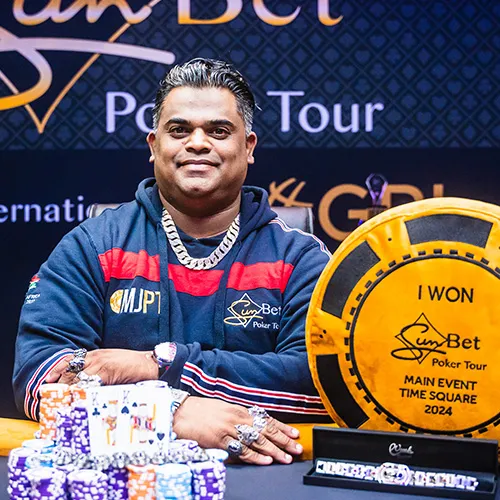 SunBet Poker Tour Main Event Winner - Giovanni Zanette